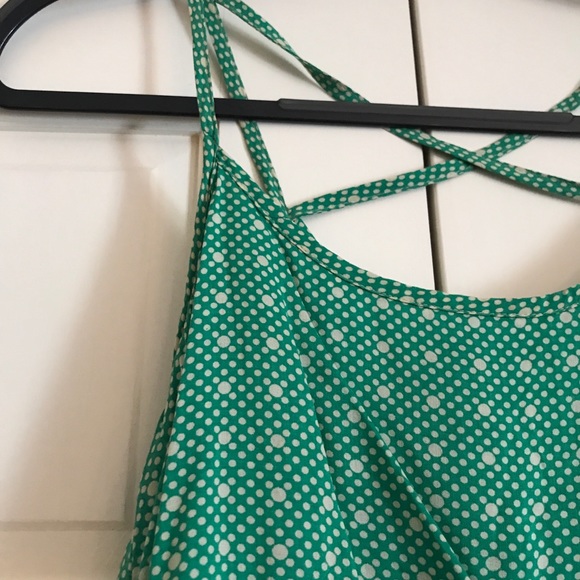 Green Polka Dot Dress - Picture 3 of 6